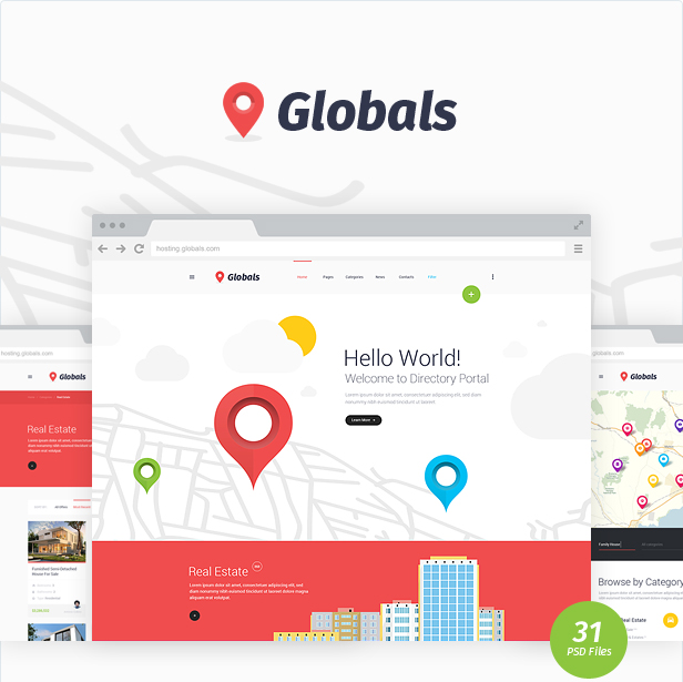 Globals - Material & Bootstrap HTML Template - 6