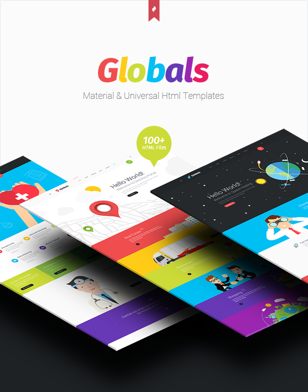 Globals - Material & Bootstrap HTML Template - 1