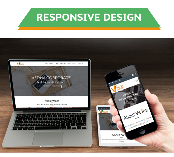 Vedha - Corporate HTML template - 1